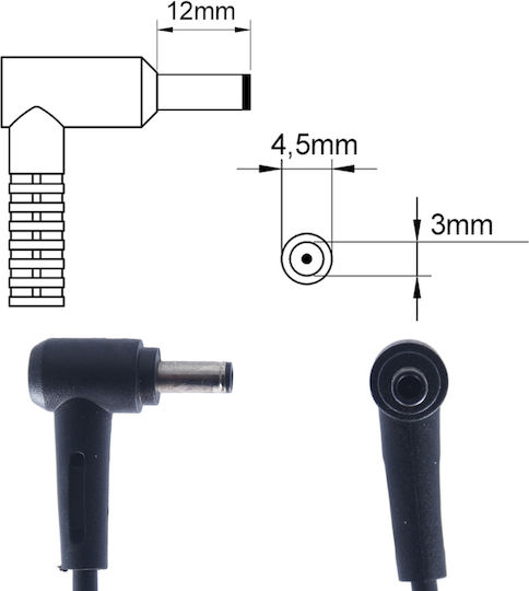 Laptop Charger 90W 19V 4.74A for Asus without Power Cable