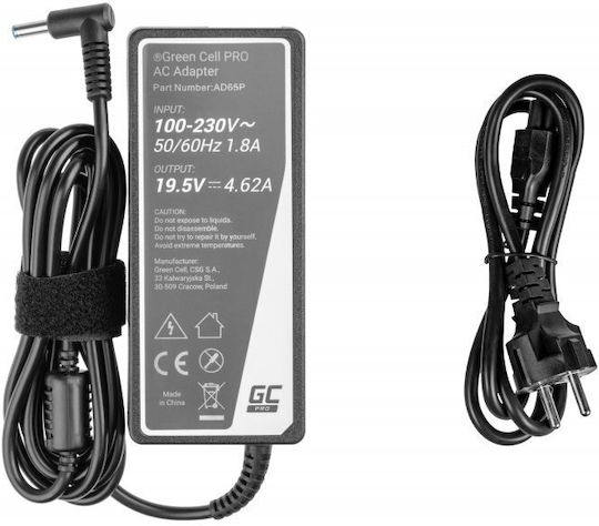 2 Power Laptop-Ladegerät 45W 19.5V 2.31A für HP mit abnehmbarem Netzkabel