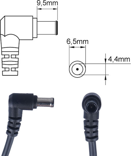Sony Laptop Charger 150W 19.5V 7.74A for Sony with Detachable Power Cord