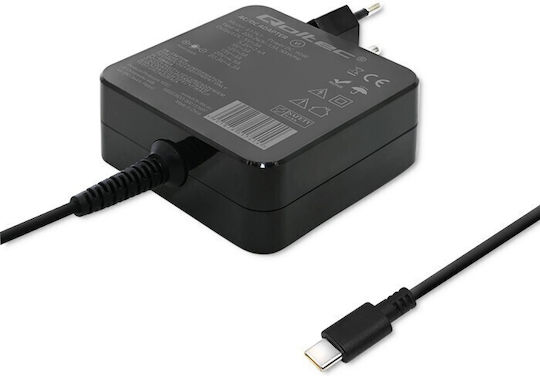 Qoltec USB-C Universal Laptop-Ladegerät 90W 20.3V 4.5A mit Netzteiladapter