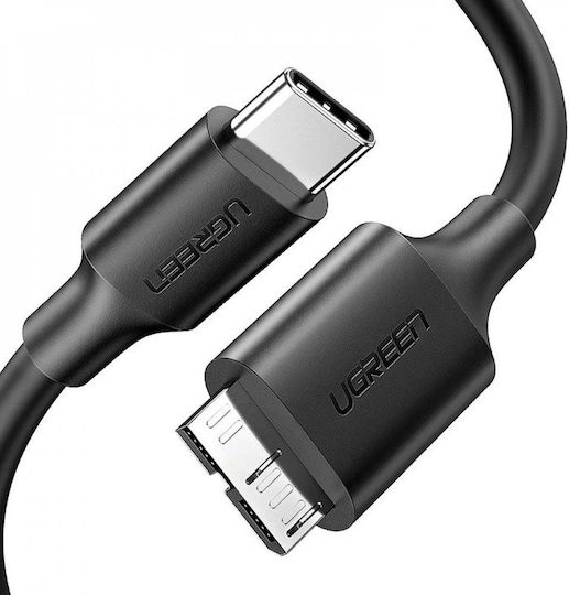 Ugreen USB 3.0 Cable USB-C male - micro USB-B Μαύρο 1m 20103