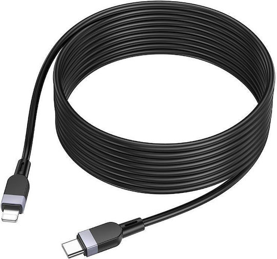 Hoco X109 Energy USB 3.2 Кабел USB-C Мъжки - USB-C 60W Черен 1м GER-HC-X109TC1M-BK