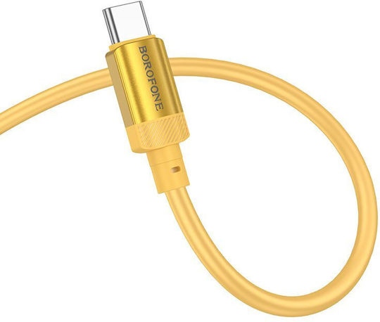 Borofone USB 2.0 Cable USB-C Male - USB-C 60W PD Black 1m