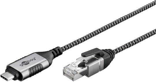 Goobay USB 3.1 Cable USB-C male - USB-C Ασημί 1m 74401