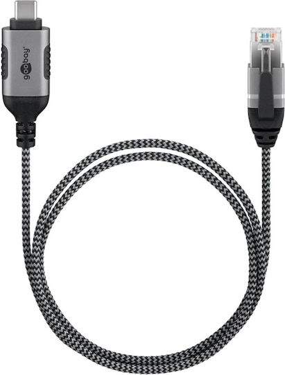 Goobay USB 3.1 Cable USB-C male - USB-C Ασημί 1m 74401