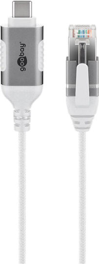 Goobay USB 3.1 Cable USB-C male - USB-C Ασημί 2m 74387
