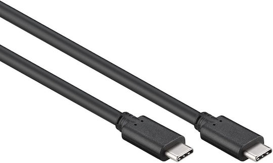 Good Connections Braided USB 3.1 Cable USB-C male - USB-C 100W PD Μαύρο 2m GC-M0115
