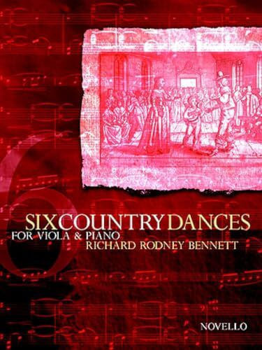 Novello Bennett - Six Country Dances Sheet Music for Viola / Piano