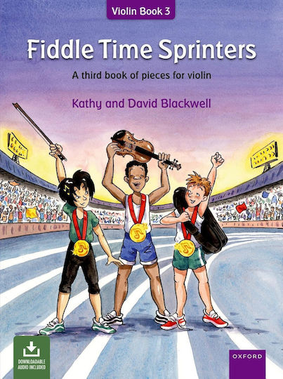 Oxford Fiddle Time Sprinters - A Third Book Of Pieces за Цигулка + CD