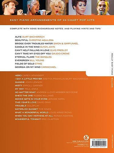 Music Sales Really Easy Piano Ballads за Пиано