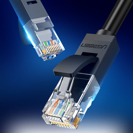 Ugreen Flat U/UTP Cat.6 (Gigabit) Network Cable Ethernet 15m Black