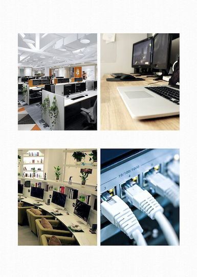 Ugreen U/UTP Cat.6 (Gigabit) Cablu de Rețea Ethernet 1m Negru
