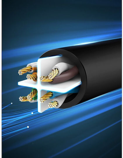 Ugreen U/UTP Cat.6 (Gigabit) Cablu de Rețea Ethernet 1m Negru
