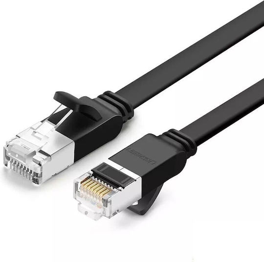 Ugreen Flat U/UTP Cat.6 (Gigabit) Network Cable Ethernet 2m Black
