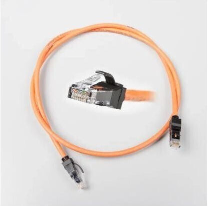 Nexans U/UTP Cat.6 Gigabit Ethernet Network Cable 3m Orange