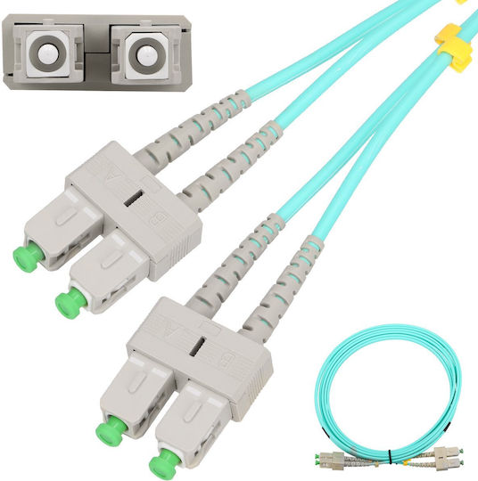 Extralink Καλώδιο Οπτικής Ίνας SC/APC-SC/APC 5m Μπλε