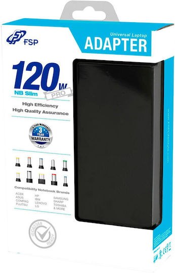 FSP/Fortron Universal Încărcător Laptop 120W fără Cablu de Alimentare