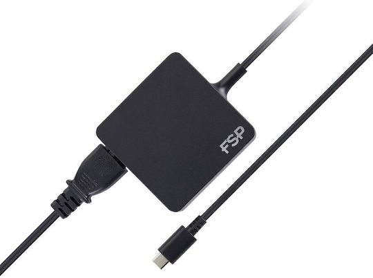 FSP/Fortron USB-C Universal Φορτιστής Laptop 65W χωρίς Καλώδιο Τροφοδοσίας