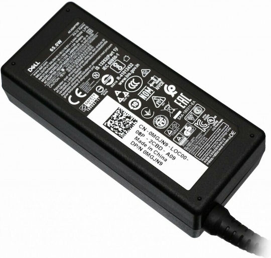Dell Laptop Charger 65W 19.5V 3.34A for Dell with Detachable Power Cord