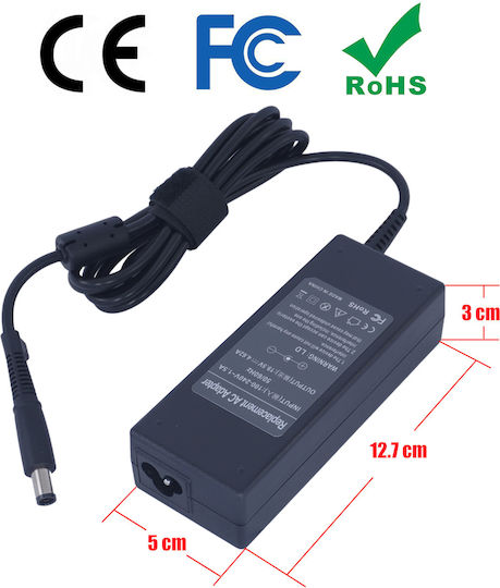 Compaq Laptop Charger 65W 18.5V 3.33A for HP without Power Cable