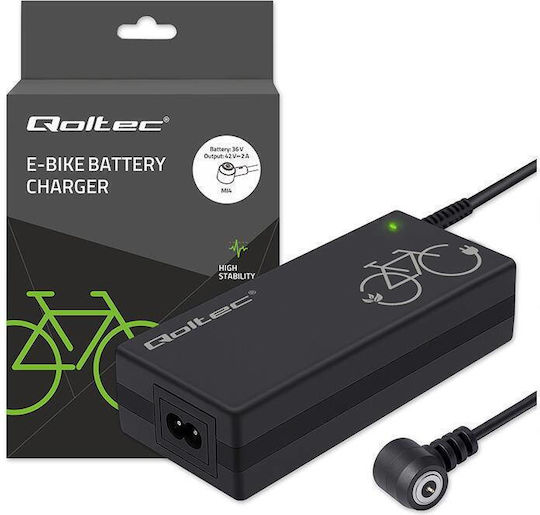 Qoltec Charger Qoltec Electric Bicycle 36v/42v 2a Power Cable