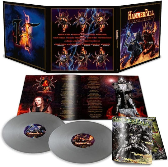 Hammerfall Crimson Thunder 20 Year Anniversary Edition Silver 2 Vinyl