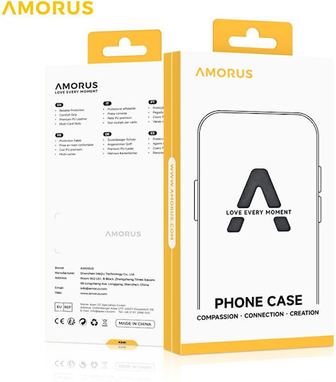 Amorus Back Cover Σιλικόνης Μαύρο (Motorola Edge 60 Pro)