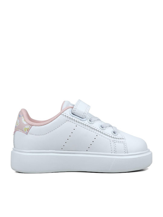 Παιδικά Sneakers με Σκρατς Λευκά