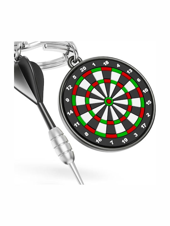 Metalmorphose Mtm383-01 Keychain Keyring Sport Collection Dartboard & Arrow