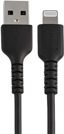 StarTech USB to Lightning Cable Μαύρο 0.3m