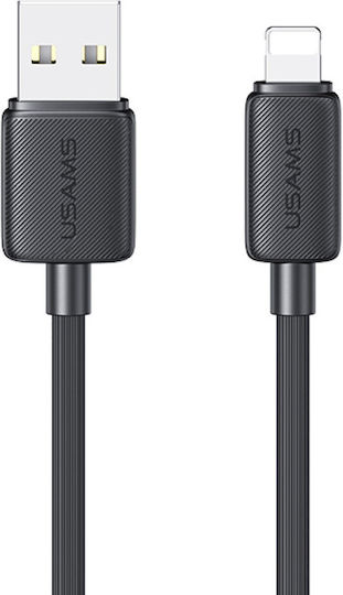 Usams Series USB-A zu Lightning Kabel Schwarz 2m (SJ694USB01)