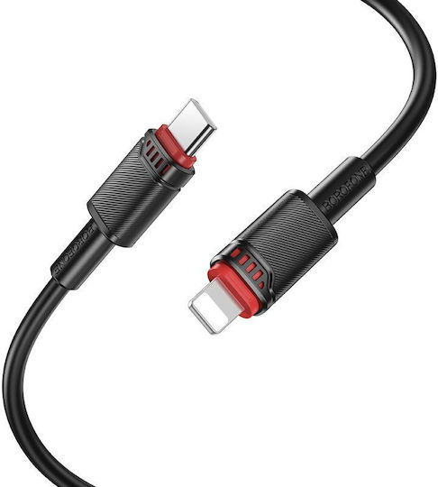 Borofone USB-A zu Lightning Kabel 27W Schwarz 1m