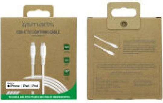 4Smarts USB-C zu Lightning Kabel 30W Weiß 1.5m (465592)