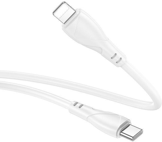 Borofone USB-C to Lightning Cable 27W White 1m