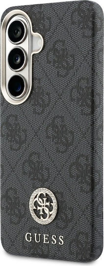 Guess Case 4g Rhinestone Runde Logo Magsafe Samsung Galaxy S26 Schwarze Guhms26sp4grmdek