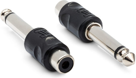 Hosa Μετατροπέας 6.3mm male σε RCA female 2τμχ GPR-101