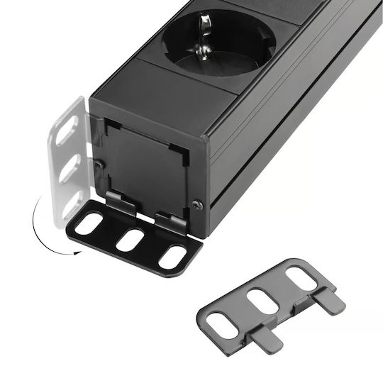 Adam Hall USB Power Strip Zubehör für Rack-Schränke 87471 1 Stück