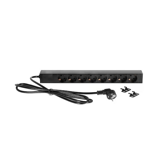 Adam Hall USB Power Strip Zubehör für Rack-Schränke 87471 1 Stück