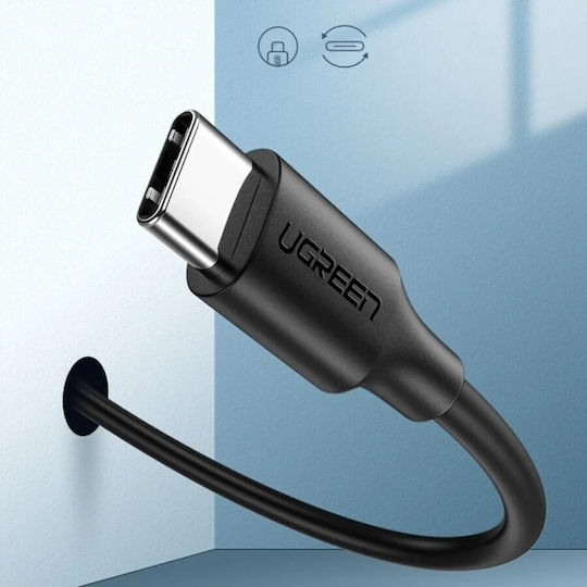 Ugreen Us287 USB 2.0 Cable USB-C male - USB-A 60W PD Μαύρο 1m 60116