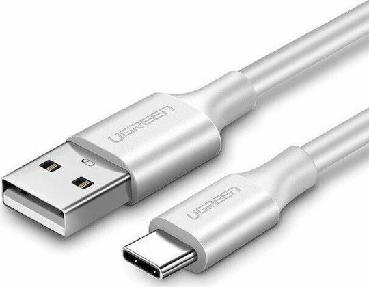Ugreen US287 USB 2.0 Cable USB-C male - USB-A Λευκό 2m 60123