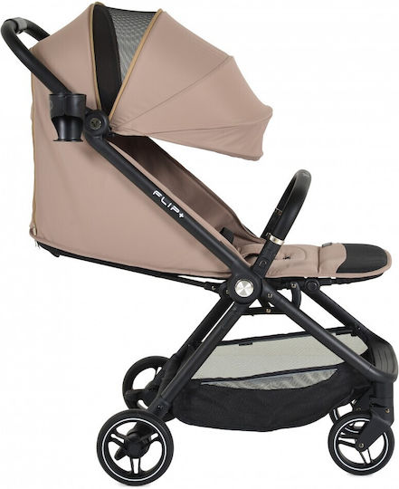 Cangaroo Flip+ Καρότσι Μωρού Kατάλληλο για Nεογέννητο Dawn Beige 6.9kg