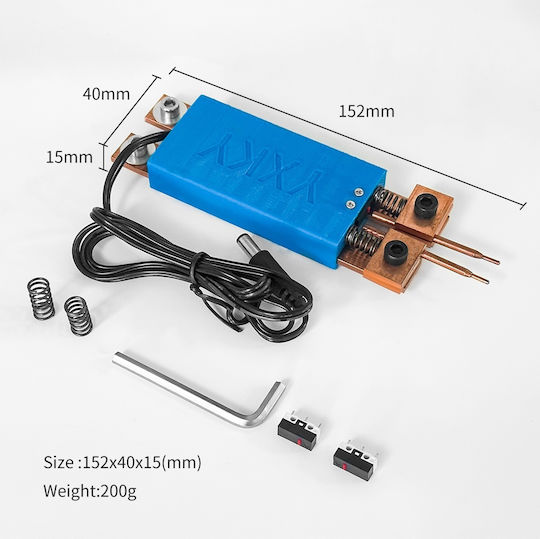 Spot Welding Pen Автоматична Спусък За Точкова Заварка Въглеродна Четка 1 Брой