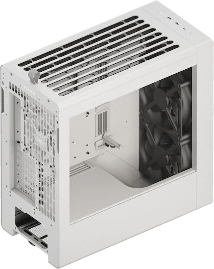HAVN BF 360 Flow Gaming Midi Tower Κουτί Υπολογιστή με Πλαϊνό Παράθυρο Λευκό