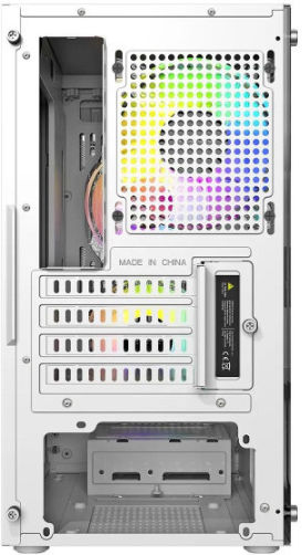 Logic Aramis ARGB Gaming Mini Tower Κουτί Υπολογιστή με Πλαϊνό Παράθυρο Λευκό