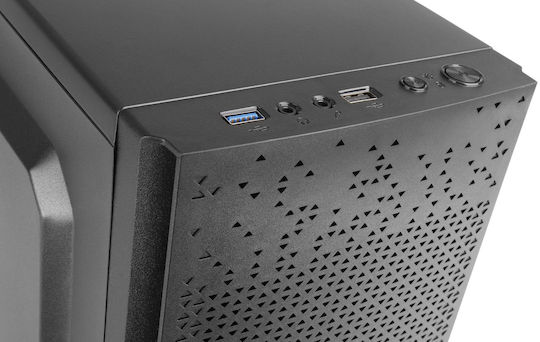 Mars Gaming AC6500 500W Mini Tower Computer Case Black