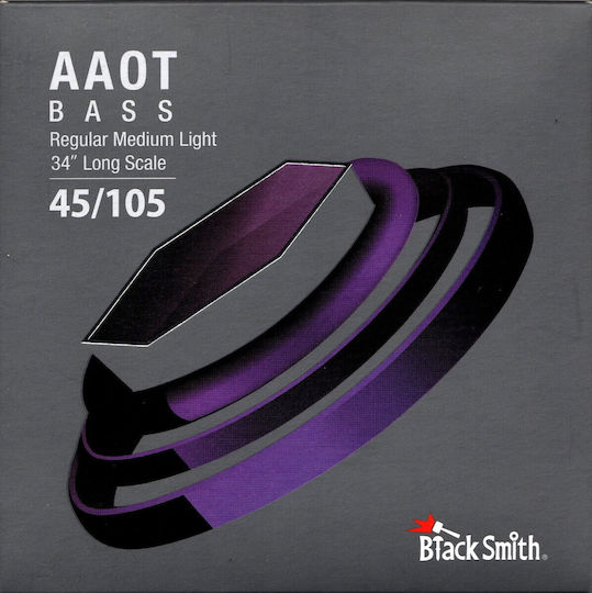 Blacksmith AASW-45105-4 Σετ Χορδών Stainless Steel Μπάσου 45 - 105"