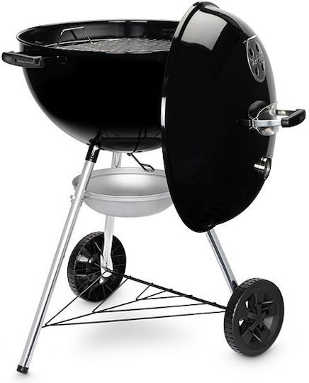 Weber Rostfreier Stahl Holzkohlegrill Kessel Mit einem Deckel und Thermometer 57x57cm