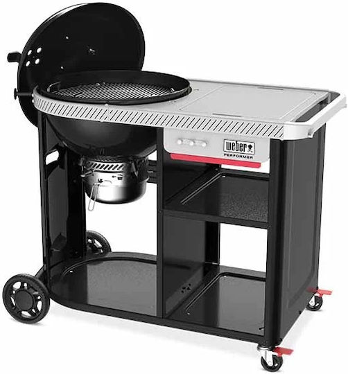 Weber Performer Premium Holzkohlegrill Kessel Mit einem Deckel und Thermometer 57x57cm