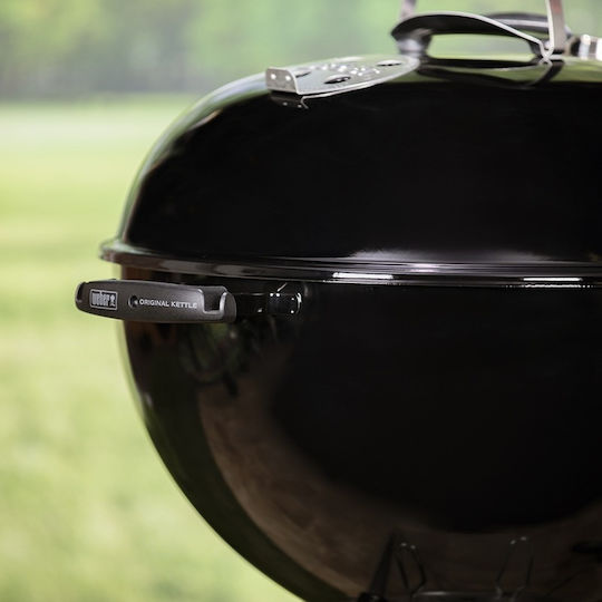Weber Rostfreier Stahl Holzkohlegrill Kessel Mit einem Deckel und Thermometer 57x57cm