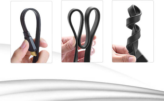 Ugreen Ed015 HDMI 1.4 High Speed 1080p 120Hz Cable HDMI male - HDMI male 5m Μαύρο